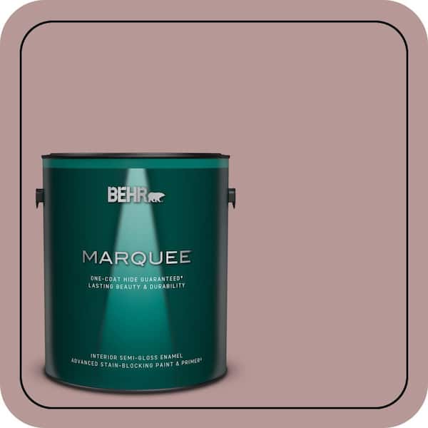 BEHR MARQUEE 1 gal. #130F-4 Fond Memory Semi-Gloss Enamel Interior Paint & Primer