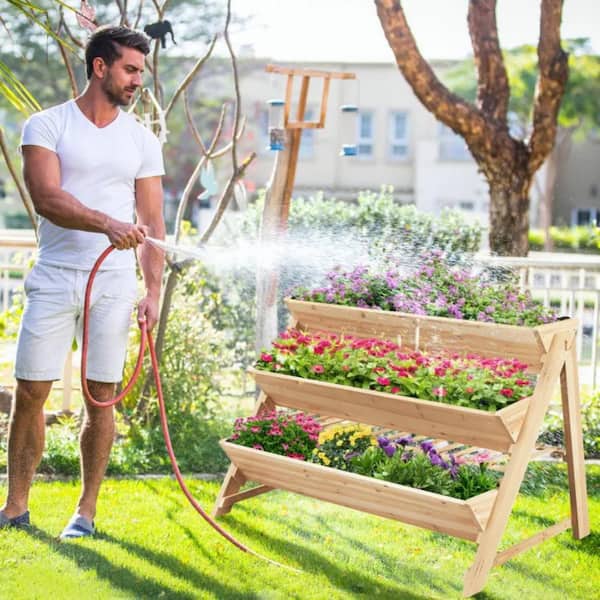 with Bed Garden 3-Tier Natural Cubilan Shelf bed garden Neighborhood 小物入れ Storage Hanging 2 Shelf, 小物入れ