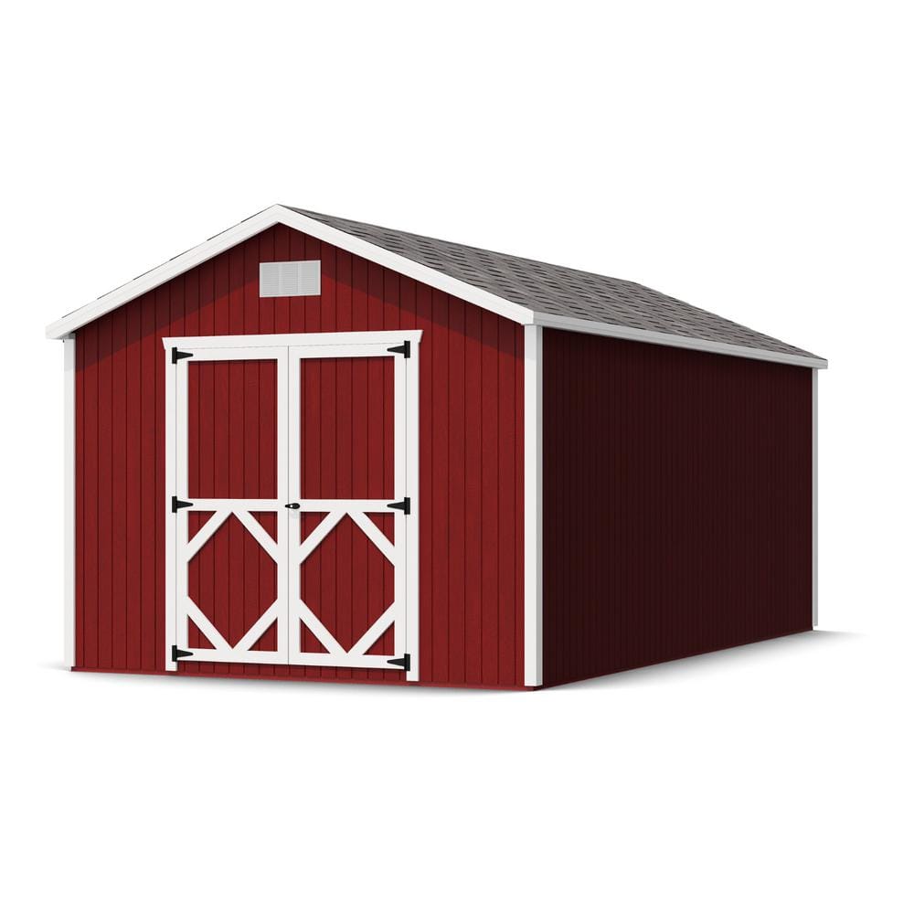 Classic Gable 10 ft. x 18 ft. Outdoor Wood Storage Shed Precut Kit with Floor (180 sq. ft.) price history on PriceWatchPro
