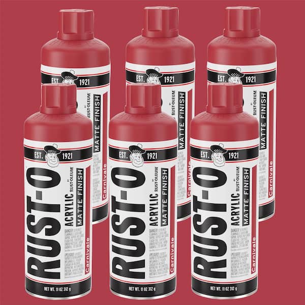 11 oz. Rust-O Matte Carnivale Spray Paint (Case of 6)