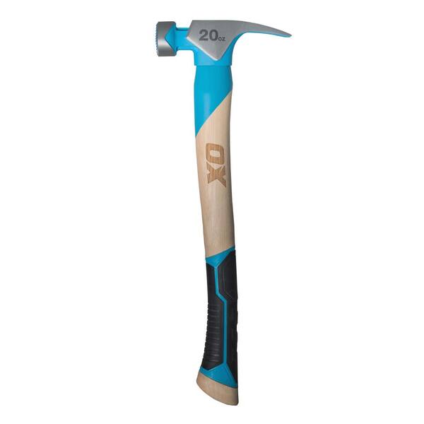 thumbnail image 2 of OX TOOLS Pro 20oz Milled Face Framing Hammer With Anti-Vibration Neck & Magnetic Nail Starter 2 of 10