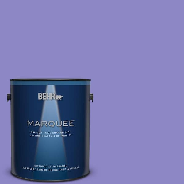 BEHR MARQUEE 1 gal. #MQ4-29 Brocade One-Coat Hide Satin Enamel Interior Paint & Primer