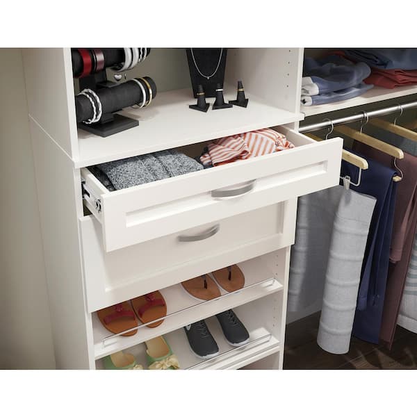 Kelly 5 Shelf / 2 Drawer Closet Organizer