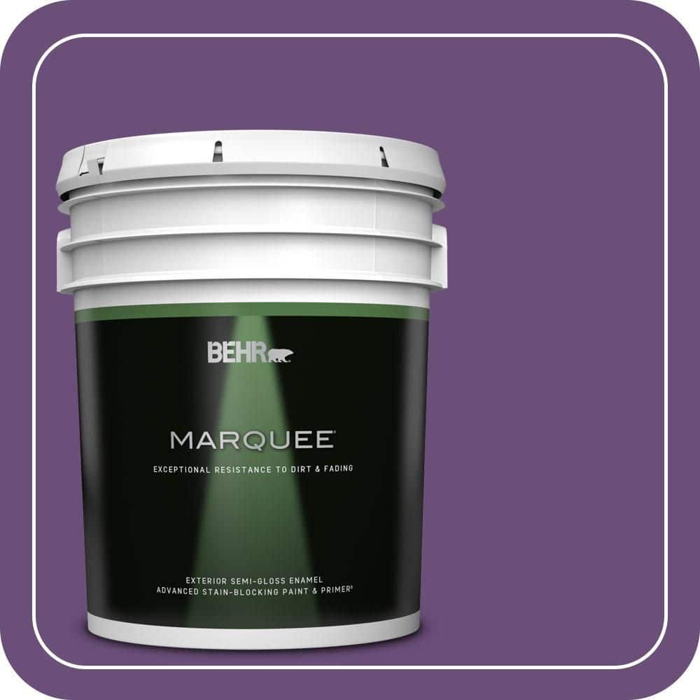 5 gal. #660B-7 Exotic Purple Semi-Gloss Enamel Exterior Paint & Primer price history on PriceWatchPro