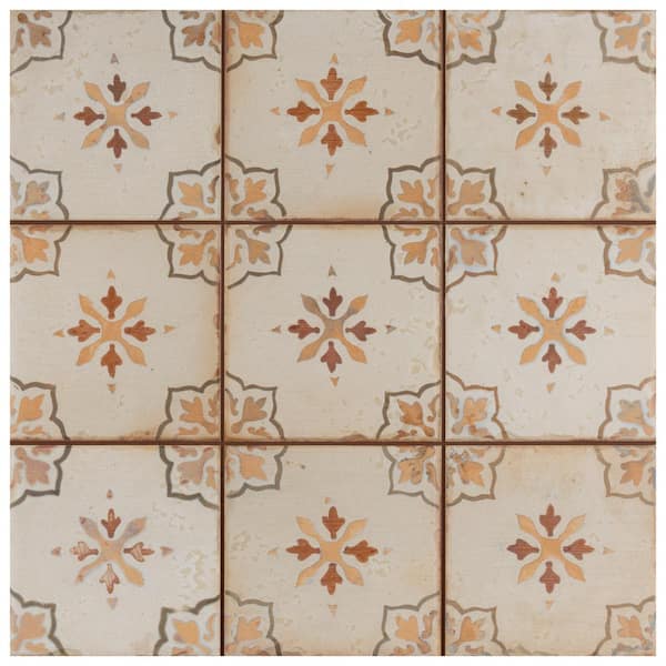 Merola Tile Mirambel Marron 13 in. x 13 in. Ceramic Floor and Wall Tile (12.0 sq. ft./Case)