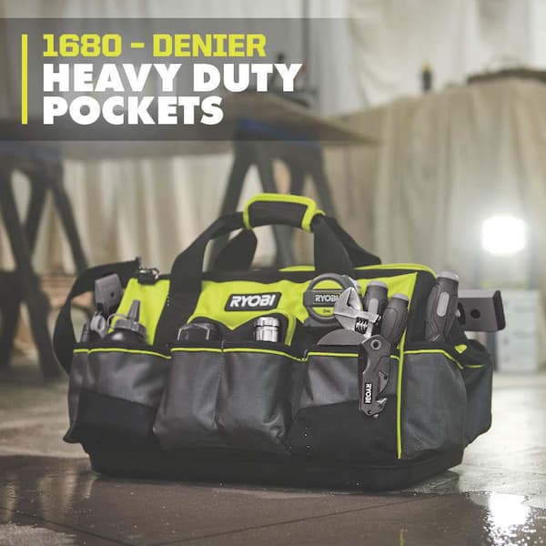 RYOBI 18 in. Medium Tool Bag STS604 - The Home Depot