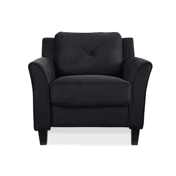 black chair sofa