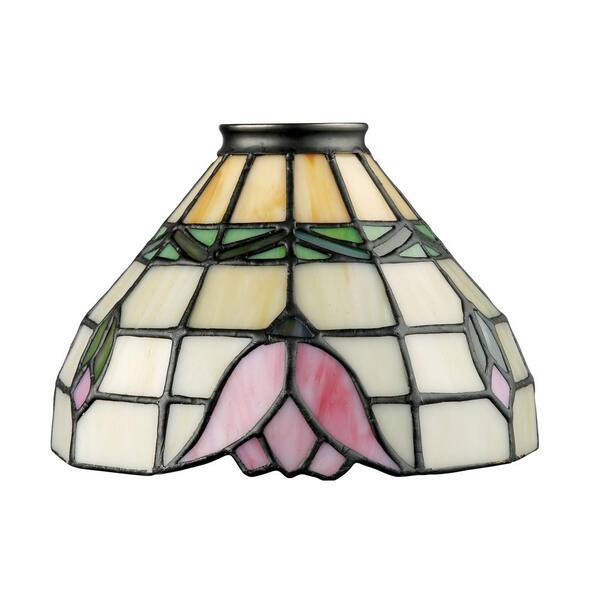 Titan Lighting Mix-N-Match 1-Light Tulip Tiffany Glass Shade