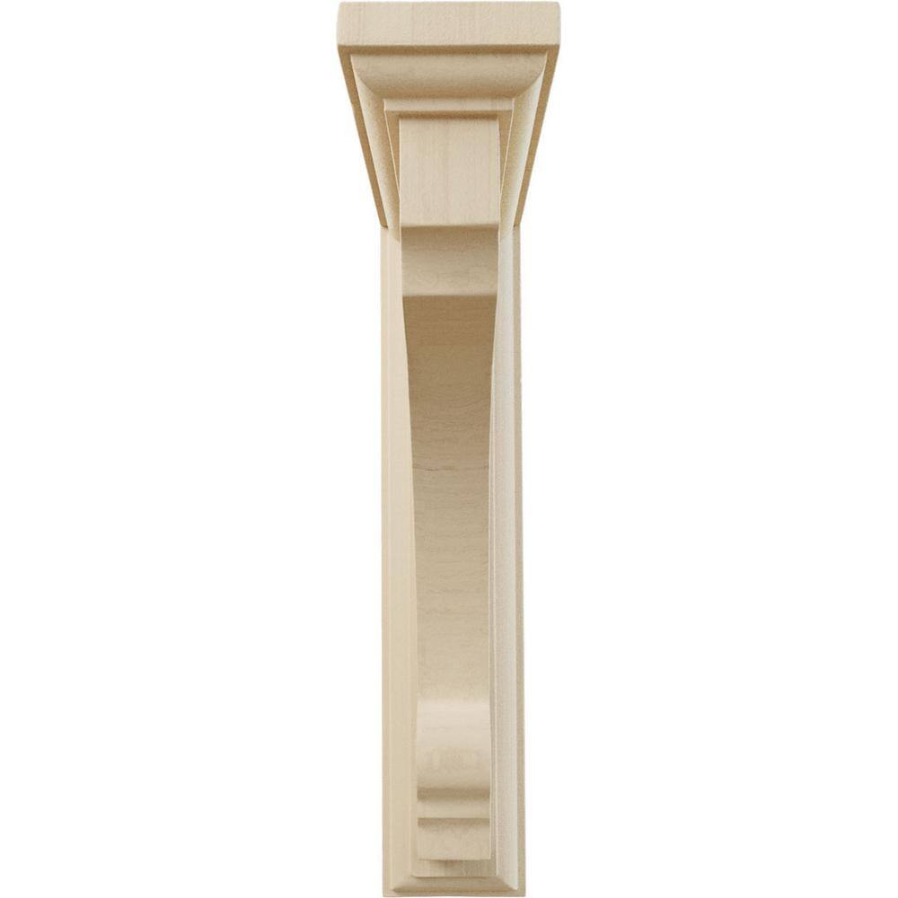Large Rubberwood Thompson Bracket in Natural Finish