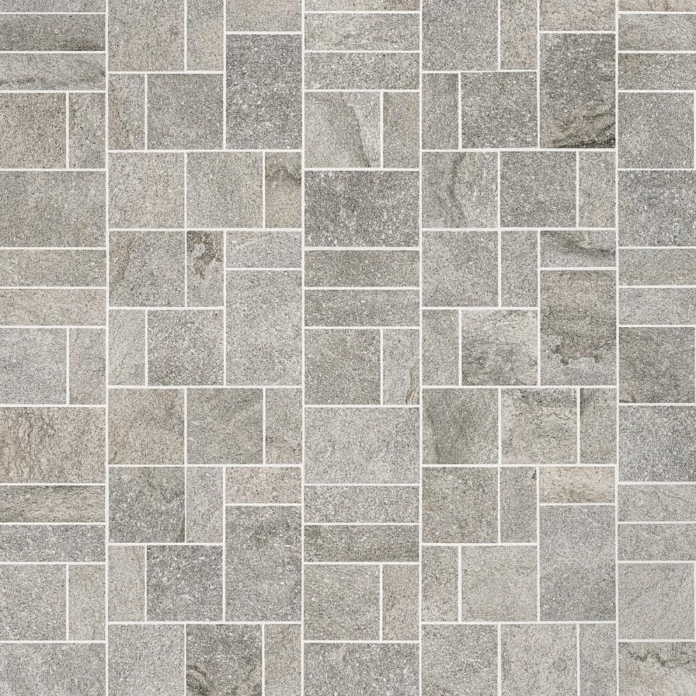 Ivy Hill Tile Dominion Slate Gray 11.81 in. x 15.74 in. Matte Porcelain ...