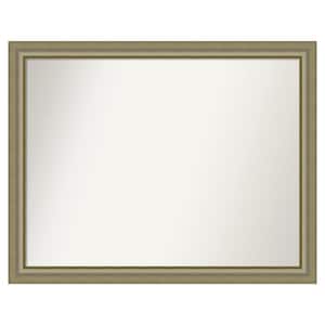 Vegas Silver 46.75 in. x 36.75 in. Custom Non-Beveled Wood Framed Bathroom Vanity Wall Mirror