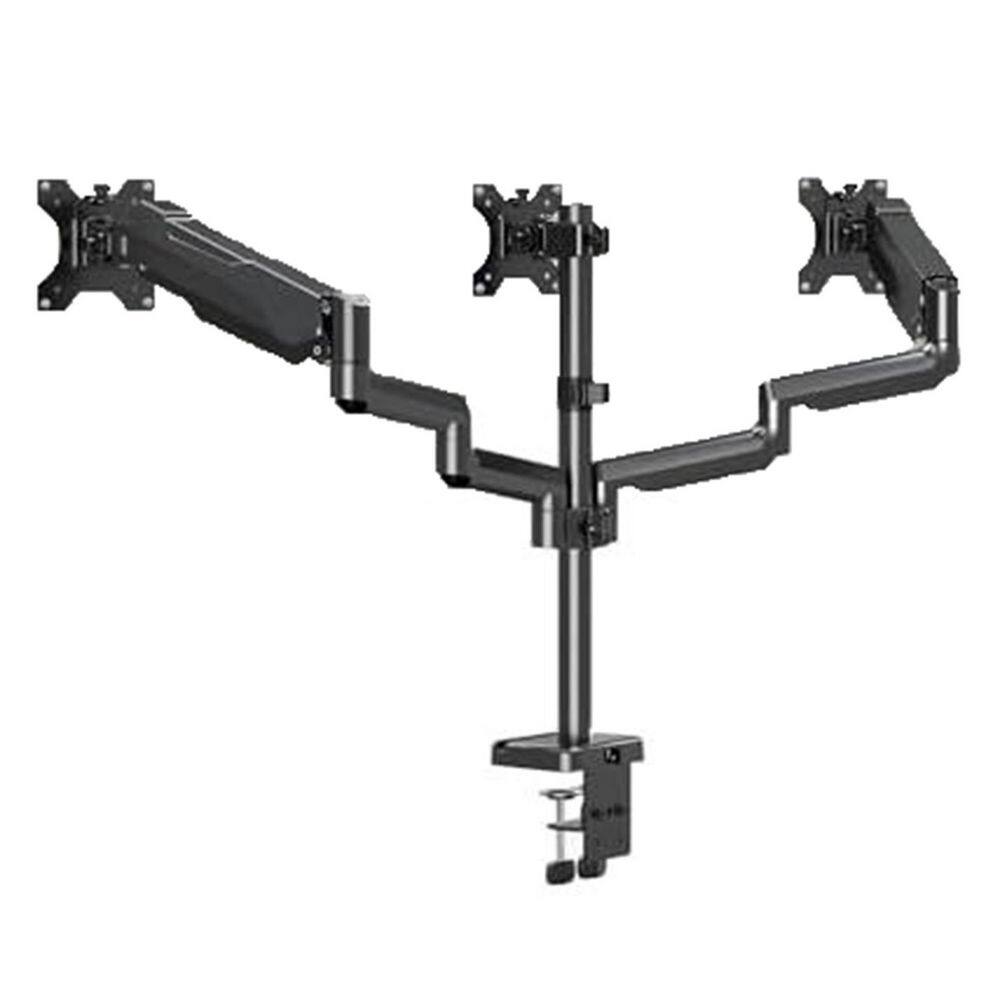 Triple Monitor Stand Mount Adjustable Desk Arm for Screens Up to 27 Inch Heavy Duty Black Holds 3 Monitors price history on PriceWatchPro