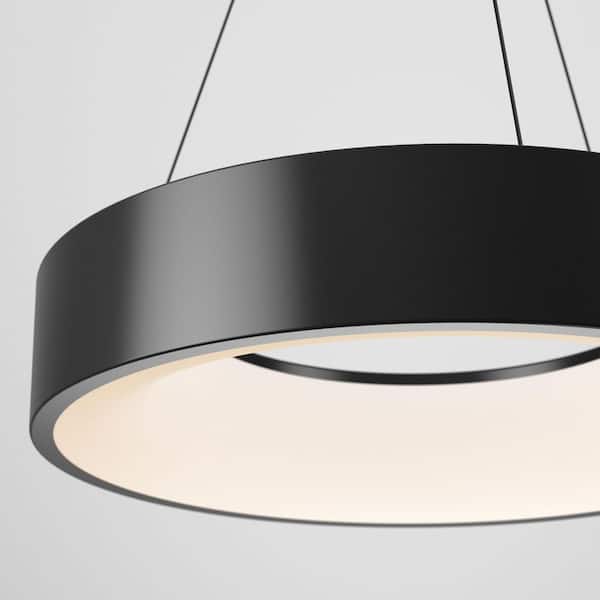 Artika Aiden Drum 31-Watt 1-Light Integrated LED Black