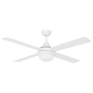 Airlie II Eco White 52 in. Light with Remote Ceiling Fan