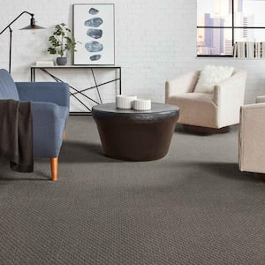 Lilypad  - Urban Grey - Gray 30.7 oz. Triexta Pattern Installed Carpet