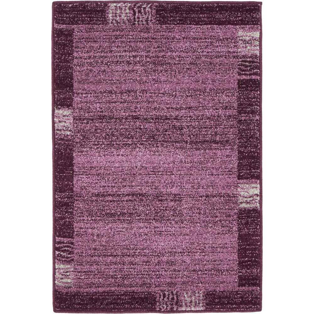 UPC 889919146012 product image for Del Mar Sarah Purple 2' 2 x 3' 2 Area Rug | upcitemdb.com