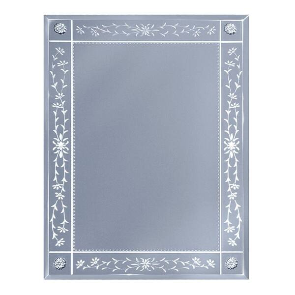 Deco Mirror 24 in. x 36 in. Large Daisy Rectangle Mirror