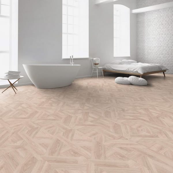 Krono Original Oak Milano Bella 8mm T x 13 in. W Waterproof Laminate Wood Flooring(27.41 sq. ft./case)