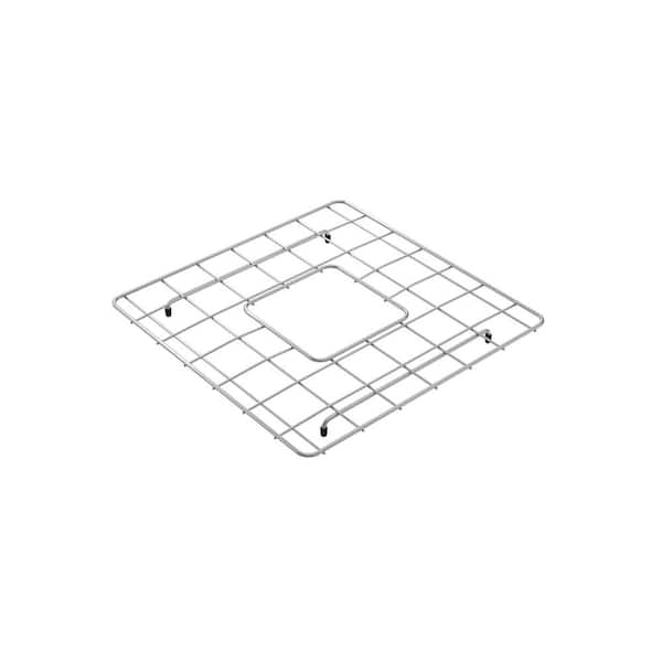 BOCCHI 15 in. L x 15 in. W Bottom Grid 2.0 in Stainless Steel for 36 in. 1348 Double Bowl Sink