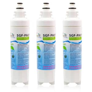 Compatible Refrigerator Water Filter for Panasonic NRBH-125950, NR B54X1 (3-Pack)