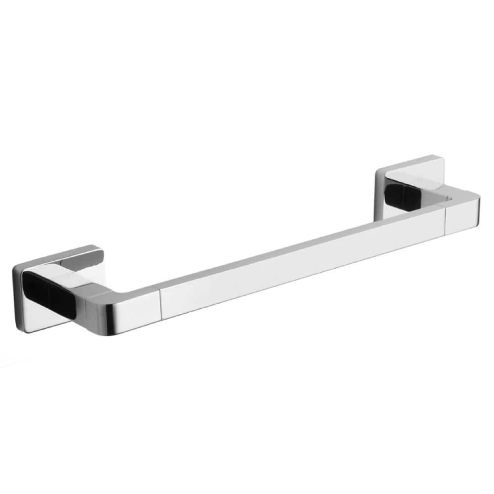 Chrome 17-Inch Wall Mounted Towel Bar