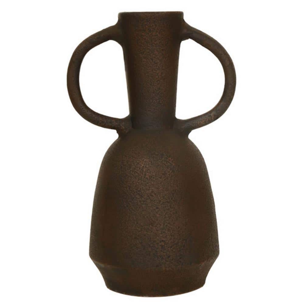 Adea 14 in. Brown Terracotta Round Decorative Vase price history on PriceWatchPro