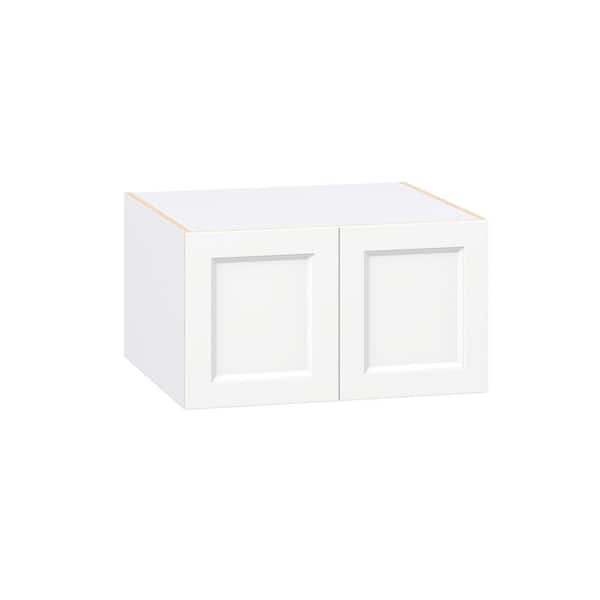 Laramie 27 in. W x 24 in. D x 15 in. H Assembled Wall Bridge Kitchen Cabinet in Painted Bright White