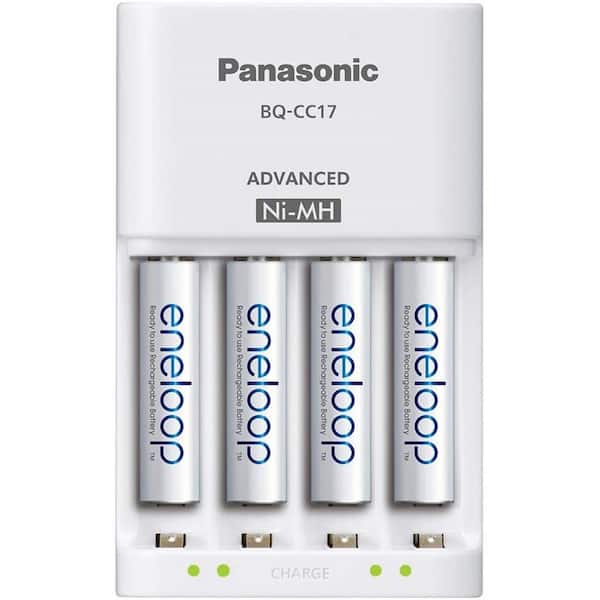 Pack of 4-1 eneloop AAA 2100 Cycle Ni-MH Pre-Charged Rechargeable Batteries 