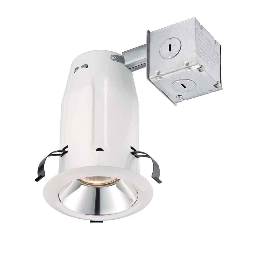 3 in. White Recessed Reflector Kit