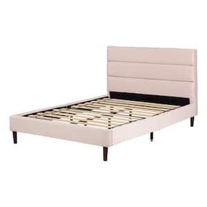 Maliza Pink Frame Upholstered Complete Full Platform Bed