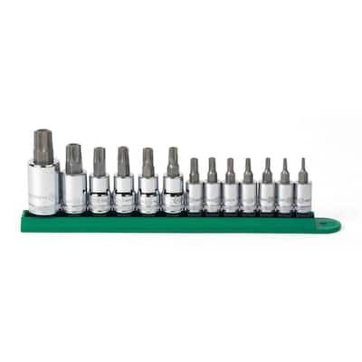 GEARWRENCH 1/2 in. Drive 6-Point Standard SAE Socket Set (11-Piece ...