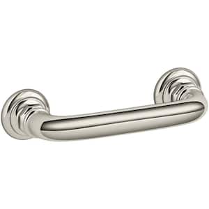 Artifacts 3 in. (76 mm) Center-to-Center Vibrant Polished Nickel Bar Pull