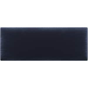Plush Velvet Navy Queen-Full Upholstered Headboards/Accent Wall Panels