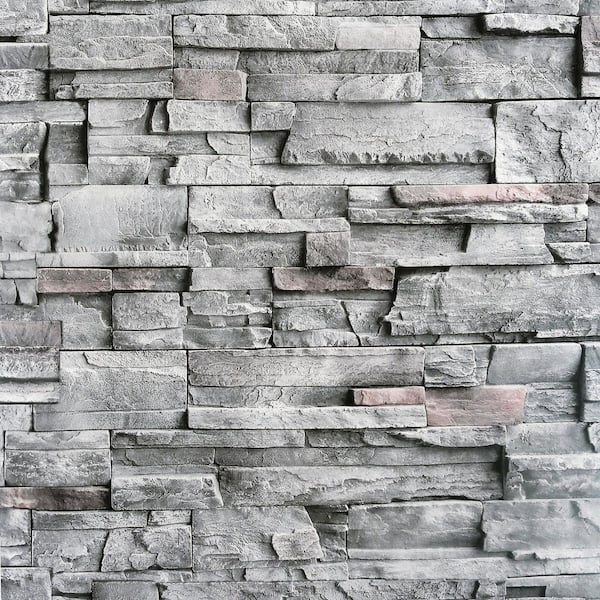 Arthouse Cornell Grey Slate Wall Wallpaper Sample
