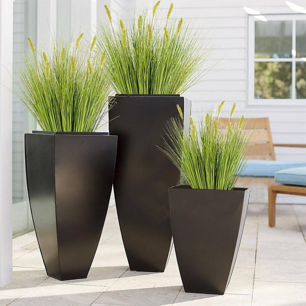 27 Inch Artificial Onion and Dog's Tail Grass Greenery Shrubs Set