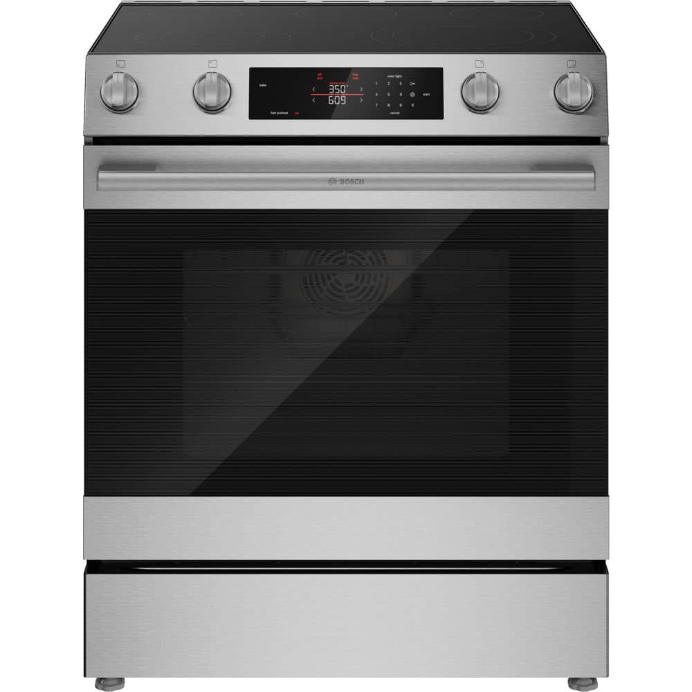 "300 Series 30"" 5.8 cu. ft. Slide-In Electric Range in Stainless Steel with True Convection Oven" price history on PriceWatchPro