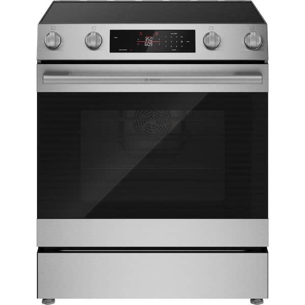 300 Series 30" 5.8 cu. ft. Slide-In Electric Range in Stainless Steel with True Convection Oven