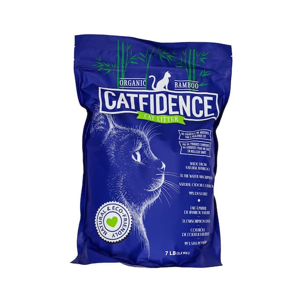 CATFIDENCE ORGANIC BAMBOO CAT LITTER USDA BioBased Certified Bamboo Cat Litter 7 lbs. Bag