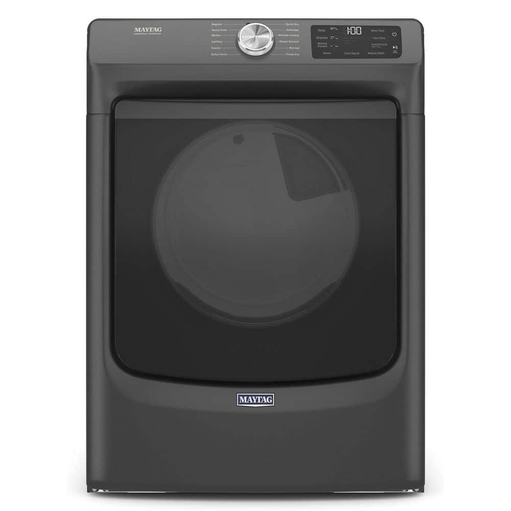 Volcano Black 7.3 Cu. Ft. Gas Front Load Dryer with Steam
