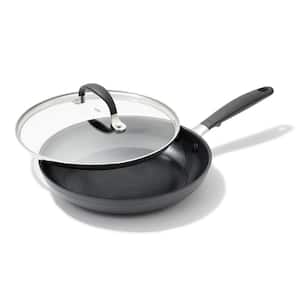 Good Grips 9 .5in. Aluminum Frying Pan Skillet with Lid