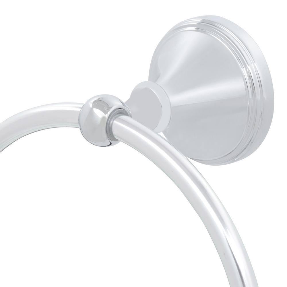 Annchester Chrome 4-Piece Polished Bathroom Hardware Set