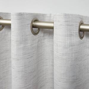 Burke Silver Solid Blackout Grommet Top Curtain, 52 in. W x 84 in. L (Set of 2)