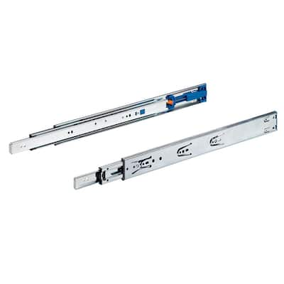 Everbilt 22 in. Full Extension Side Mount Ball Bearing Drawer Slide Set  1-Pair (2 Pieces) D80622E-ZP-W - The Home Depot