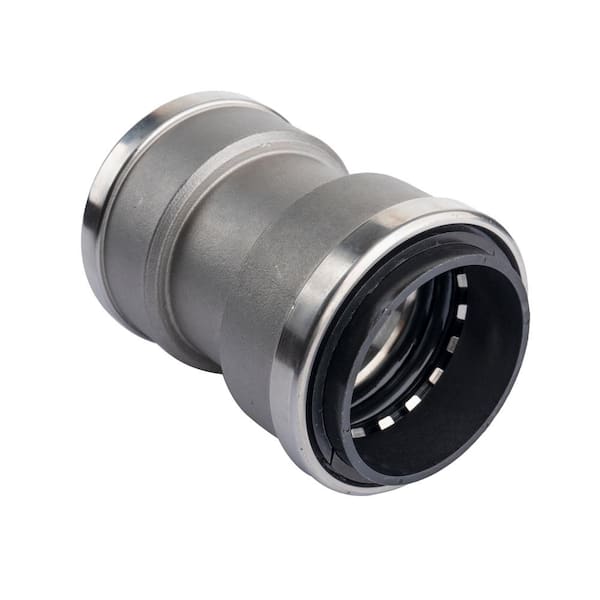 QUICKFITTING 2 in. Stainless Steel Push-to-Connect Coupling Fitting
