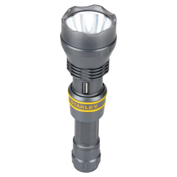 Stanley 450 Lumens High Power Rechargeable LED Hand-Held Flashlight with Portable USB Power