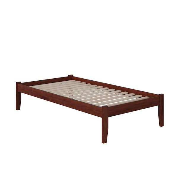 AFI Concord Walnut Twin XL Platform Bed with Open Foot Board