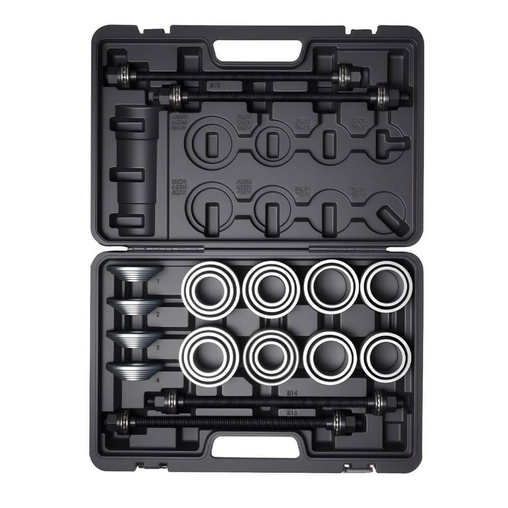 Pull and Press Sleeve Kit, 28 Pieces Steel Bush Removal Insertion Sleeve Tools w/ Carrying Case Compatible w/ LCV price history on PriceWatchPro
