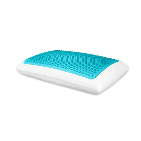 Comfort Revolution Cooling Gel Memory Foam Standard Pillow 198-0A - The  Home Depot