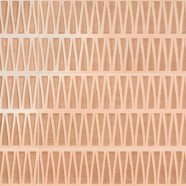 Terravine Deco Terracotta 11.73 in. x 35.35 in. 3D Mixed Finish Ceramic Wall Tile (11.62 sq. ft./Case)