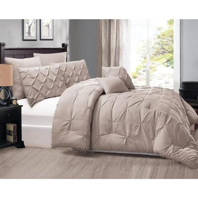 Taupe Comforters Bedding Sets The Home Depot